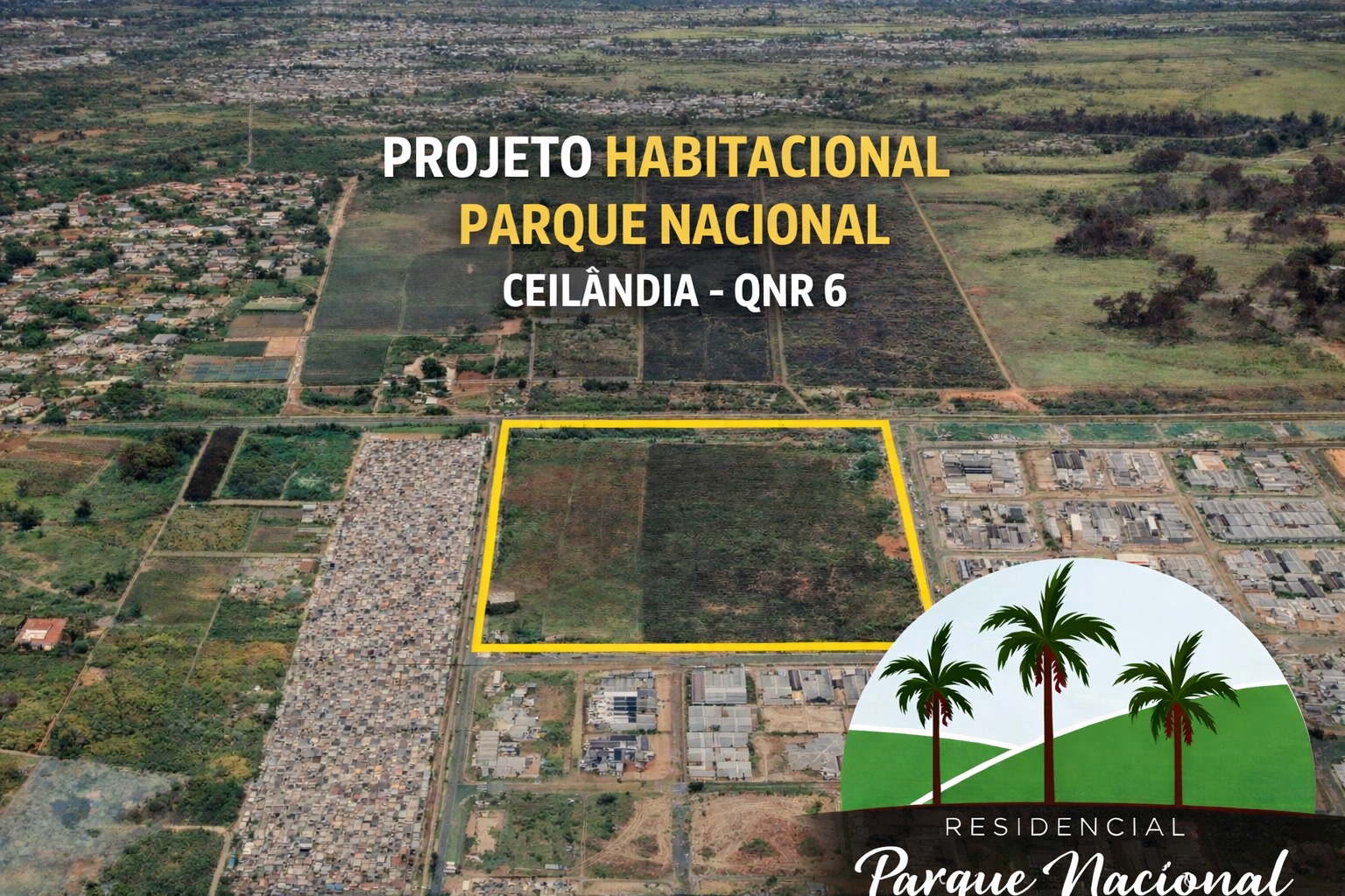 Projeto habitacional Parque Nacional avança com licença ambiental e prevê 5.690 unidades em Ceilândia